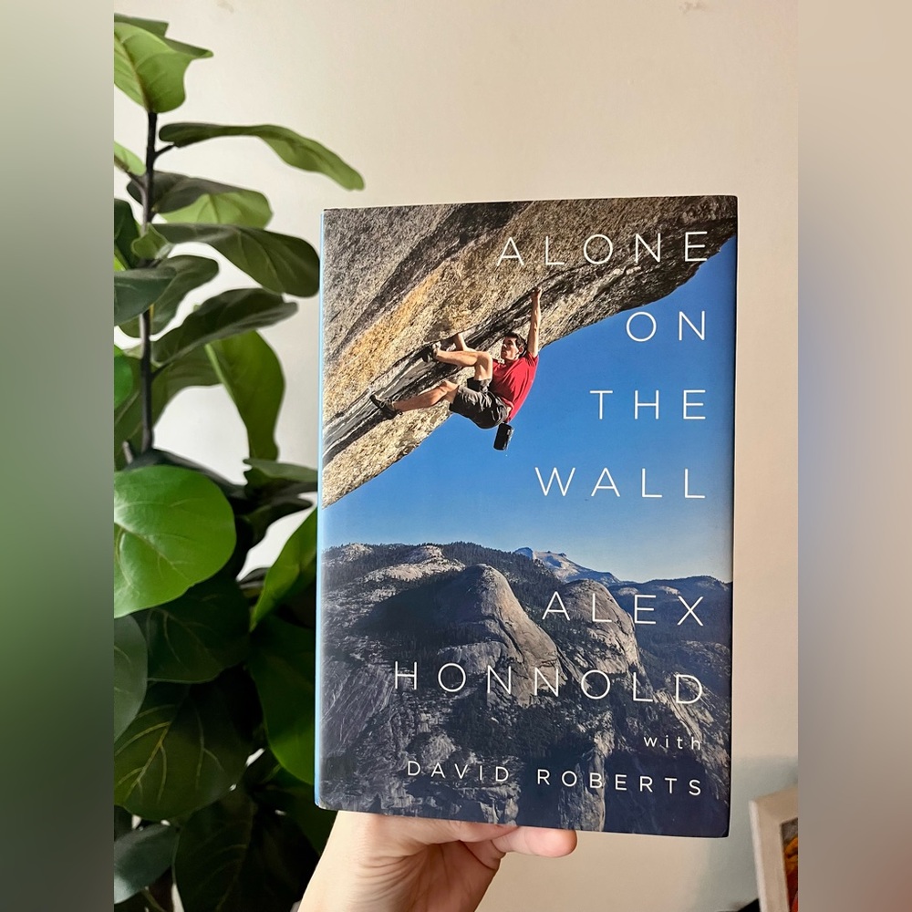 2016 Alone on the Wall by Alex Honnold, Hardcover
